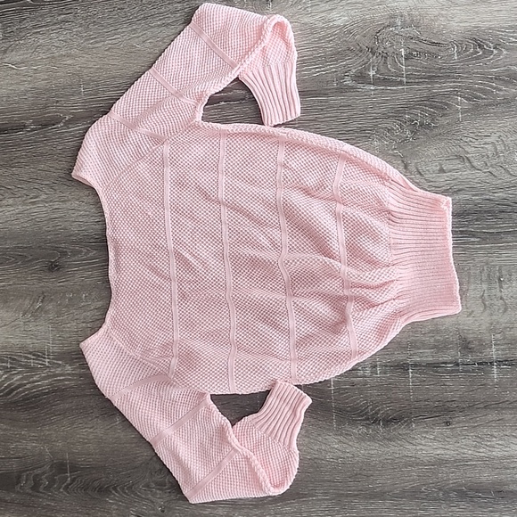 NEW! Vintage dB by David Brett Wide Neck 3/4 Sleeve Light Weight Knit Sweater - Picture 7 of 7